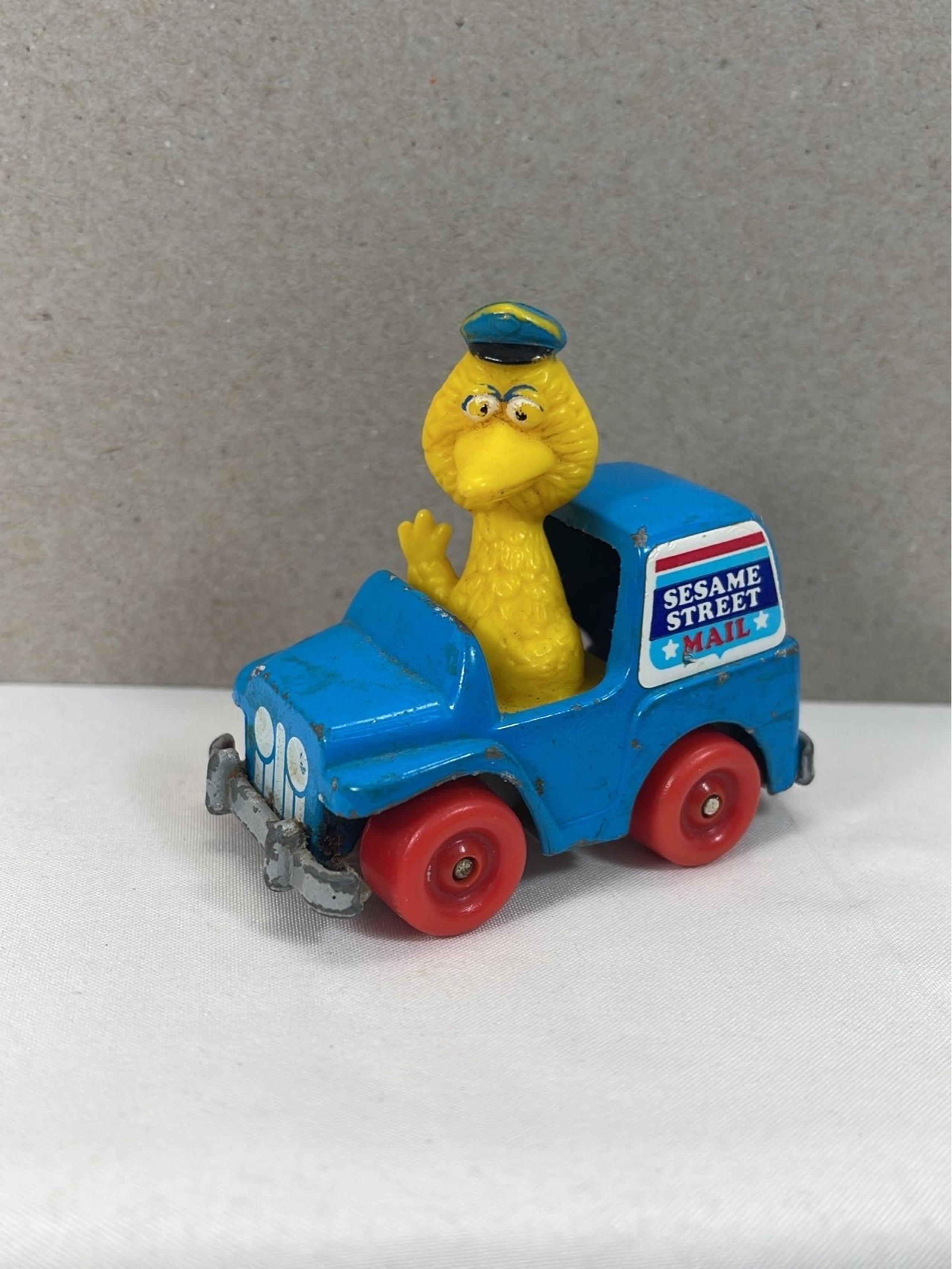 Sesame Street Muppets Big Bird’s Mail Truck Vintage 1982 Hasbro, Playskool