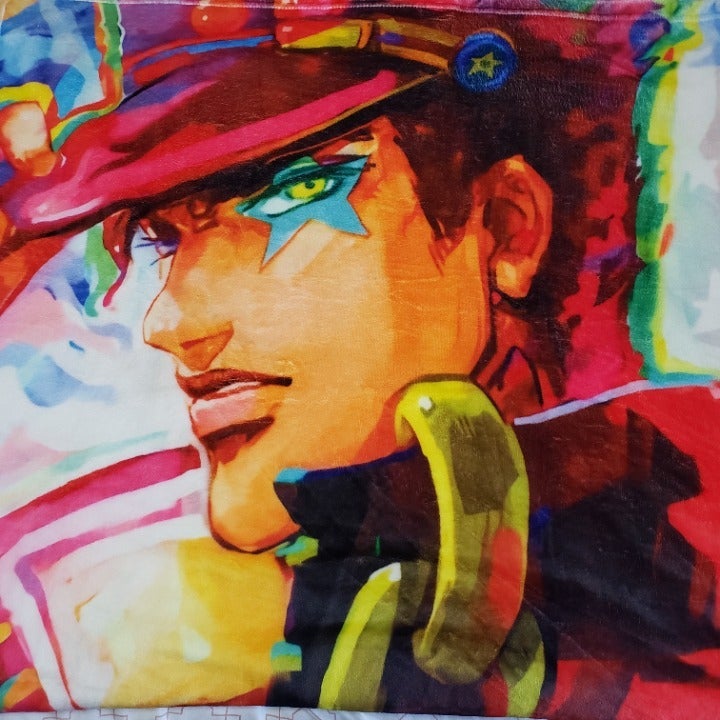 Jojo's Bizarre Adventure 60x50 Jotaro Kujo Soft Blanket