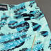 Vilebrequin Moorea Swim Trunks Mens 3XL Horizon Blue Turtles Starfish Swimwear