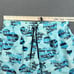 Vilebrequin Moorea Swim Trunks Mens 3XL Horizon Blue Turtles Starfish Swimwear