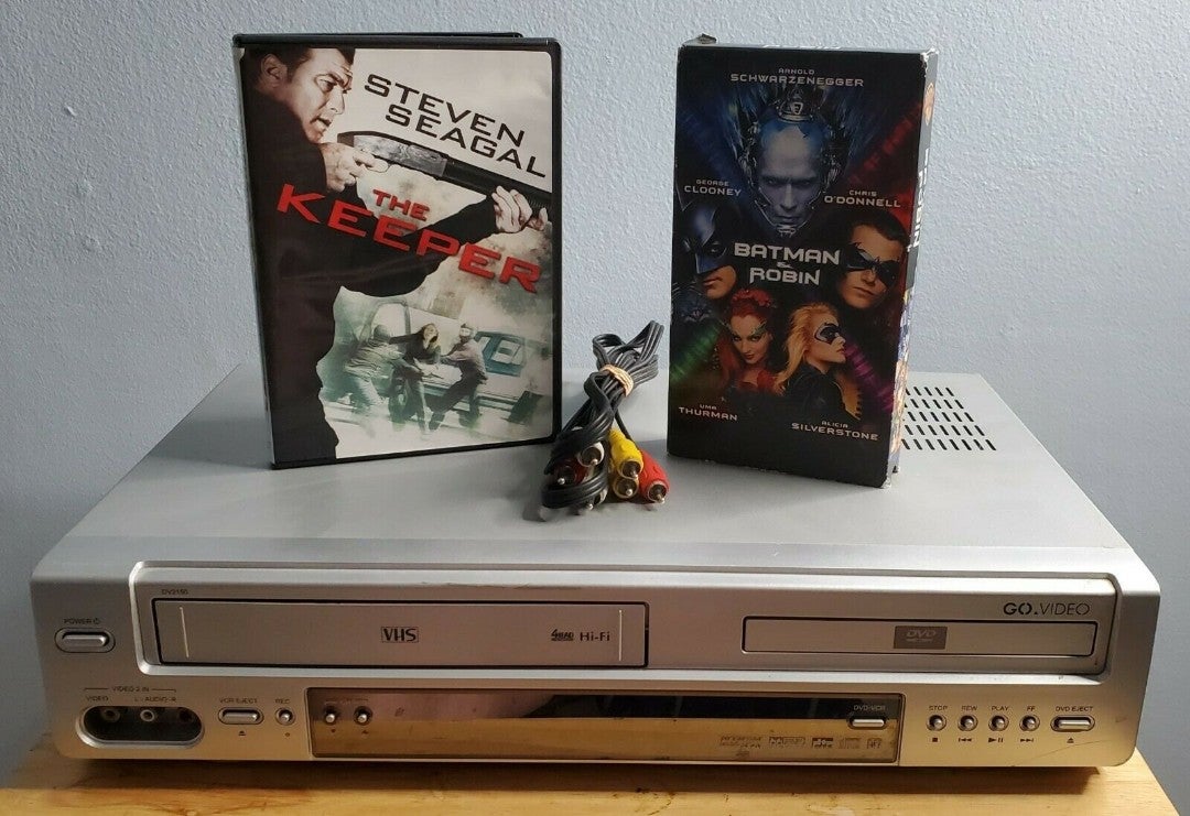 Go Video DVD Player VCR Combo VHS Recorder No Remote DV2150 Hi-Fi Stereo