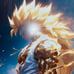 20 x 30 Photoshopped SSJ3 goku