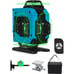 SUnMilY 4x360° 4D 131ft 16 Line Green Laser Self Leveling Tool