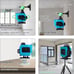 SUnMilY 4x360° 4D 131ft 16 Line Green Laser Self Leveling Tool