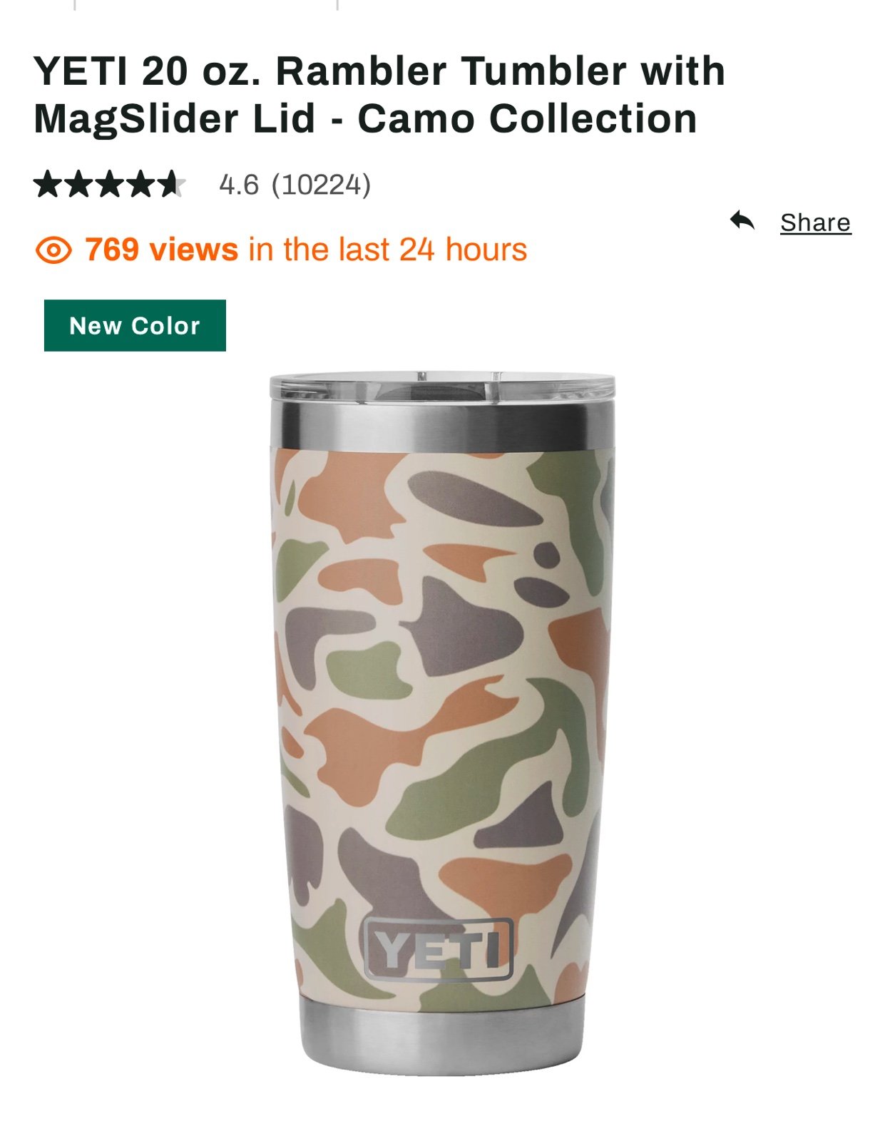 Yeti new camo