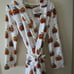 Snoopy Peanuts Berkshire Pumpkin Bathrobe Plush Robe Hooded Sleepwear Women