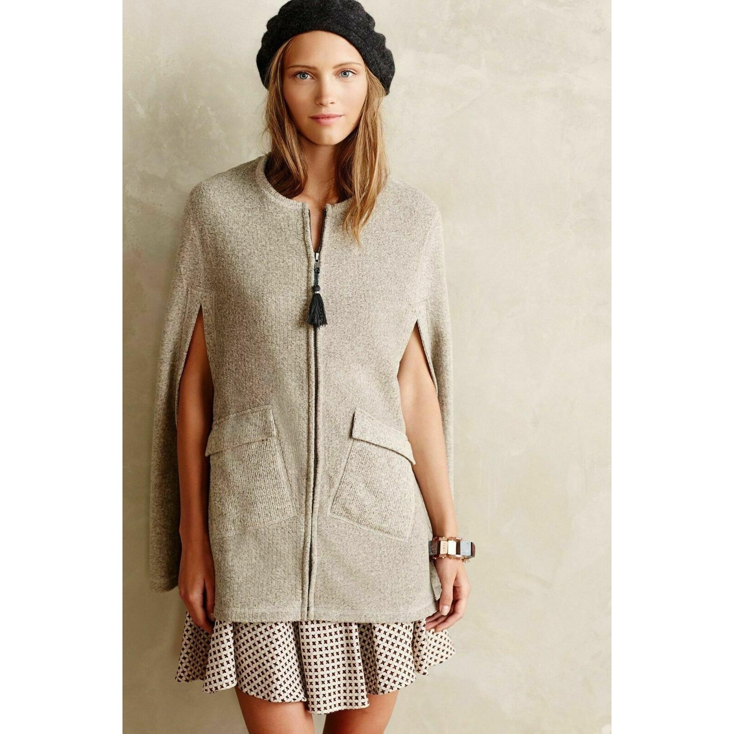 Anthropologie Saturday Sunday Whimbrel Cape Poncho Size Small