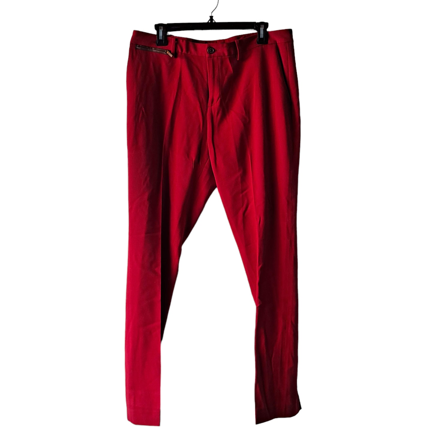 Lauren Ralph Lauren Womens Red Straight Leg Knit Pants w