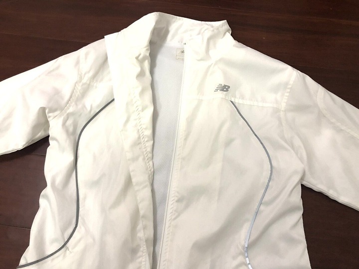 New Balance White Lightning Dry Climastorm Windbreaker Jacket