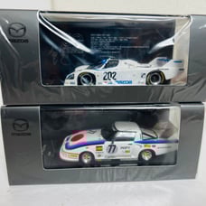 2-piece set 1/43 MAZDA RX-7 252i 757 Mazda Genuine