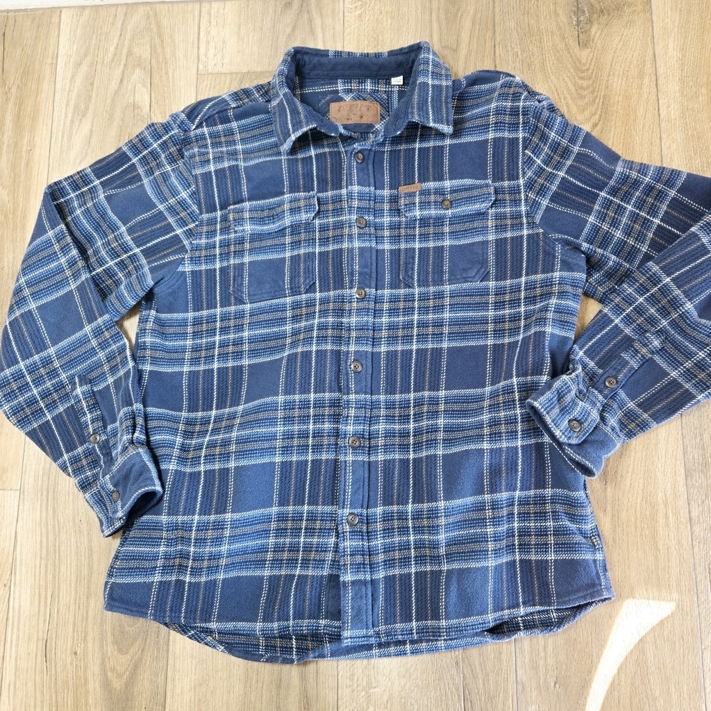 Orvis Plaid Fleece Jacket Men's Size XL