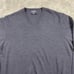 Brooks Brothers 346 Sweater Mens XL Blue Fine Italian Merino Wool Knit V Neck