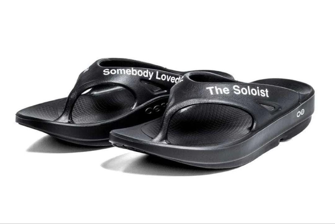 新品 Soloist. × OOFOS Flip-flop size8 BLK New Soloist. × OOFOS Flip-flop size 8 BLK