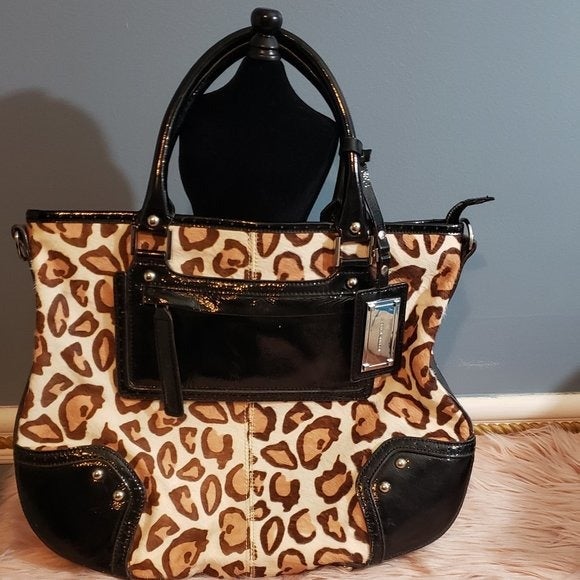 Karen millen leopard print bag deals