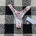 NWT For Love & Lemons Floral Thong Panty XS