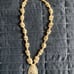 Vintage Authentic Bone Elephant Necklace