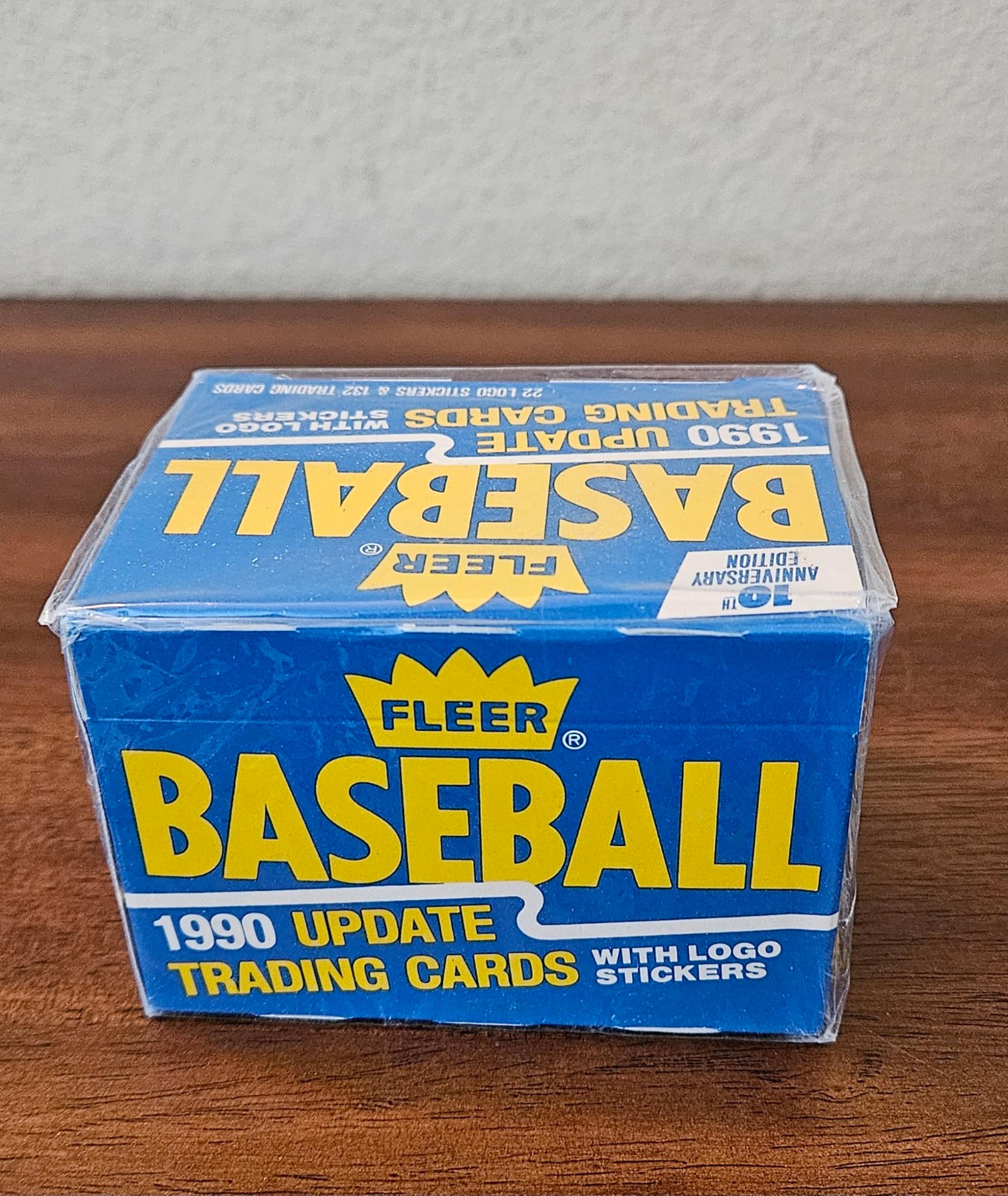 1990 Fleer Baseball Update Trading Cards 10th Anniversary Edition. Factory Seal