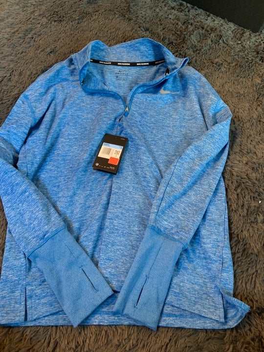 NWT Nike womens running sweat shirts M sky blue