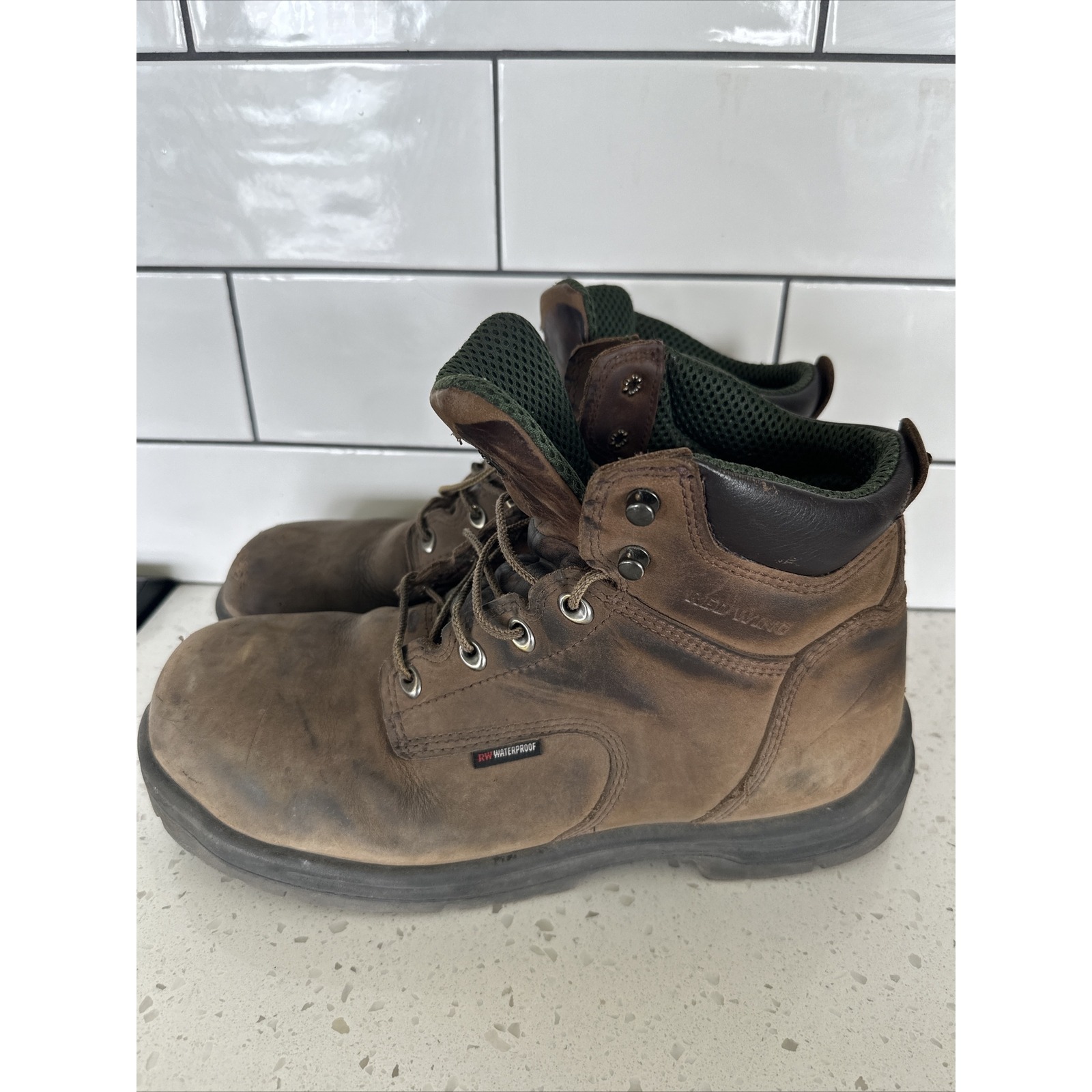 Red Wing Work Boots Men Size Used Good Condition Lace Up