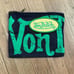 Von Dutch denim zipper coin pouch / small pouch