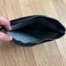 Von Dutch denim zipper coin pouch / small pouch