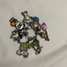 Jujube Tokidoki Team Toki Zipper Pulls FULL Set Of 8