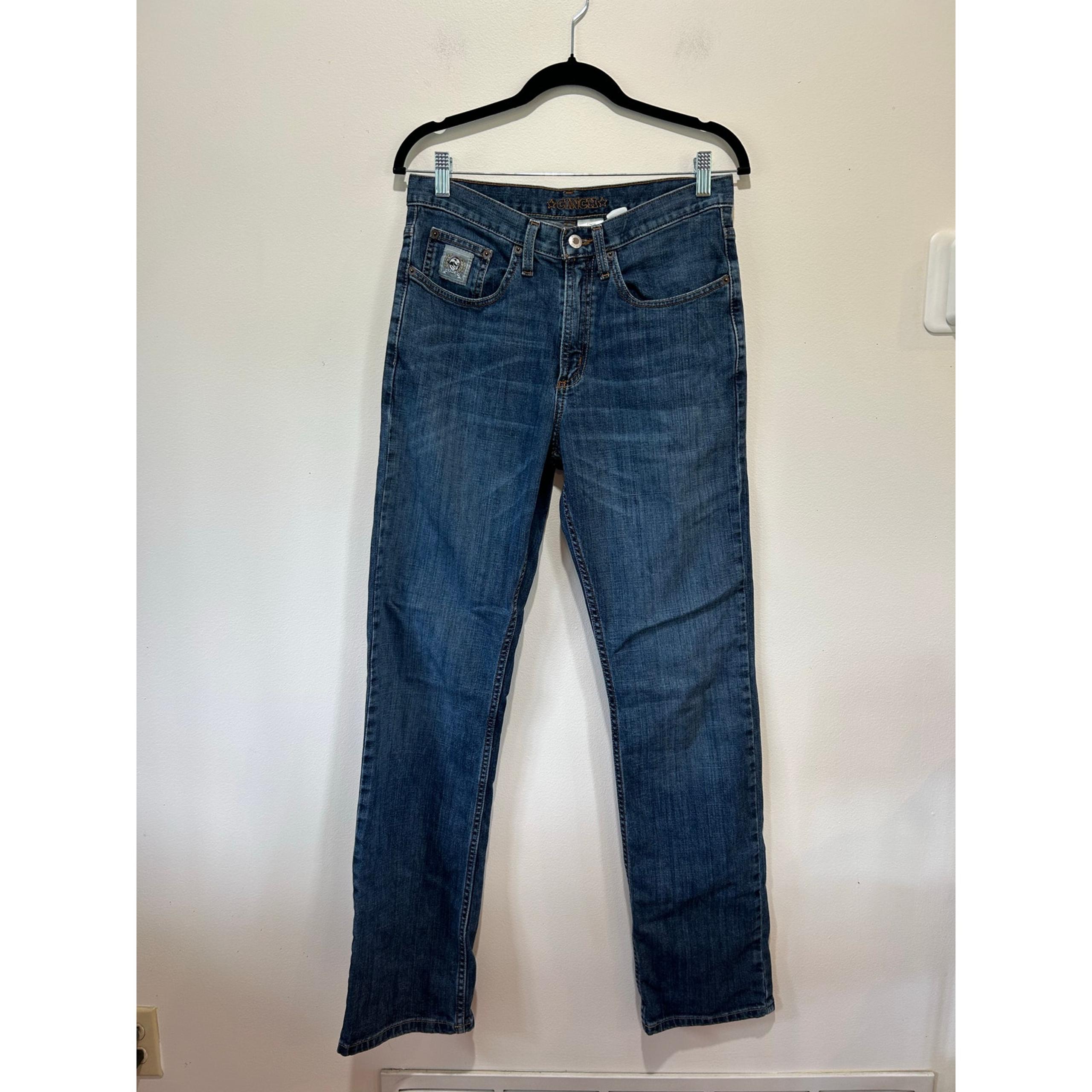 Cinch Jeans Silver Label mens size 30x34 medium wash boot cut