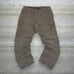 Vintage Fleece Lined Wrangler Jeans Hazel Brown Straight Fit Work Wear Denim 90s