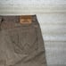 Vintage Fleece Lined Wrangler Jeans Hazel Brown Straight Fit Work Wear Denim 90s