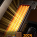 Space Heater Indoor, 25 11.5ft/s Fast Portable Room Heater with Remote