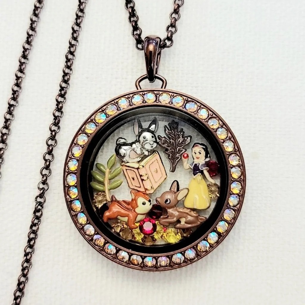 Disney's Snow White Fall Chocolate Locket Necklace