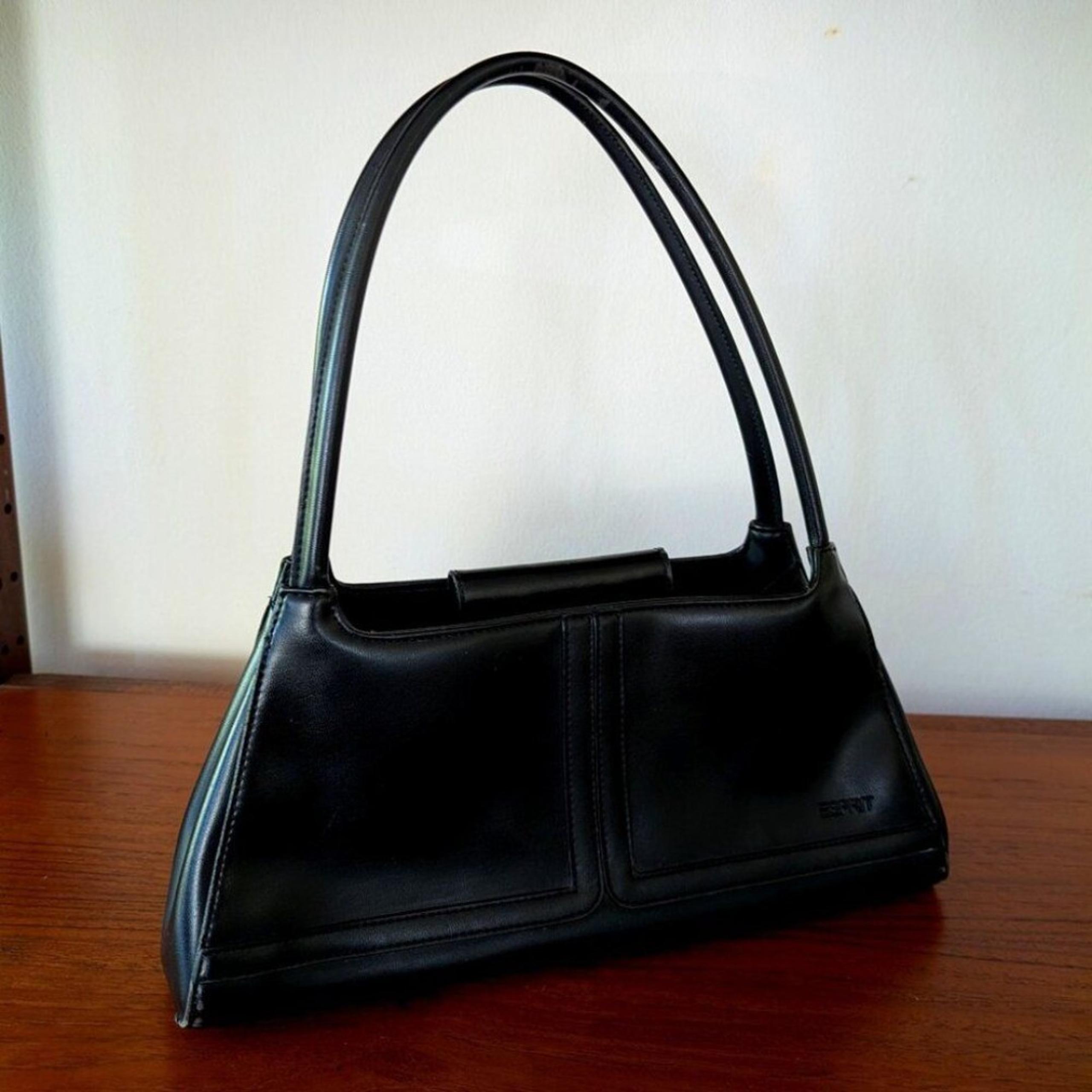 Vintage 1980s Esprit East West Shoulder Bag Vegan