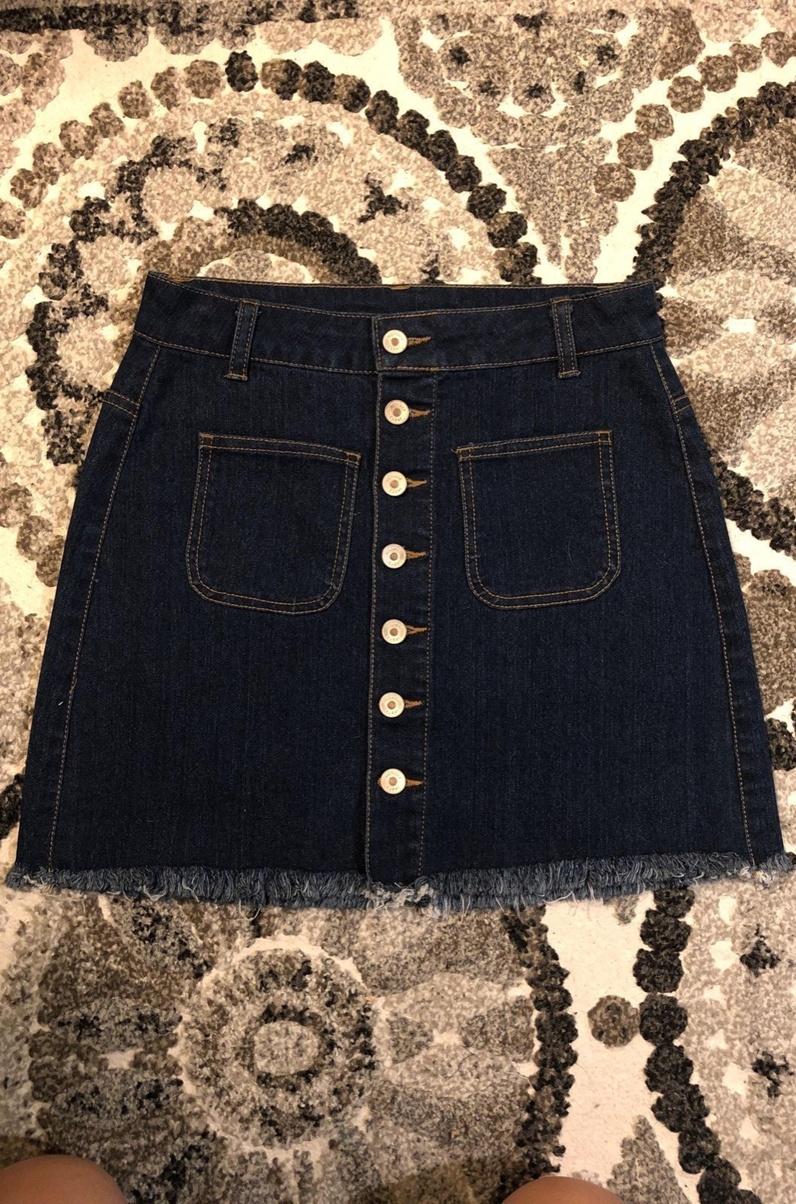 Denim skirt size medium