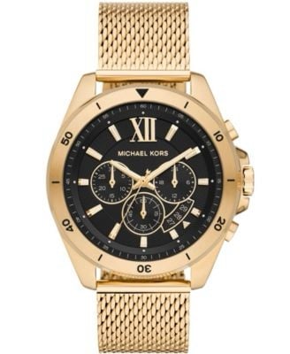 Michael Kors Brecken gold-tone indexes tachymeter top ring model MK8867