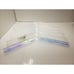 Salon Nail Polish Decorative Acrylic Shelves Set Of 12 Iridescent Clear Scallop