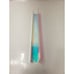 Salon Nail Polish Decorative Acrylic Shelves Set Of 12 Iridescent Clear Scallop