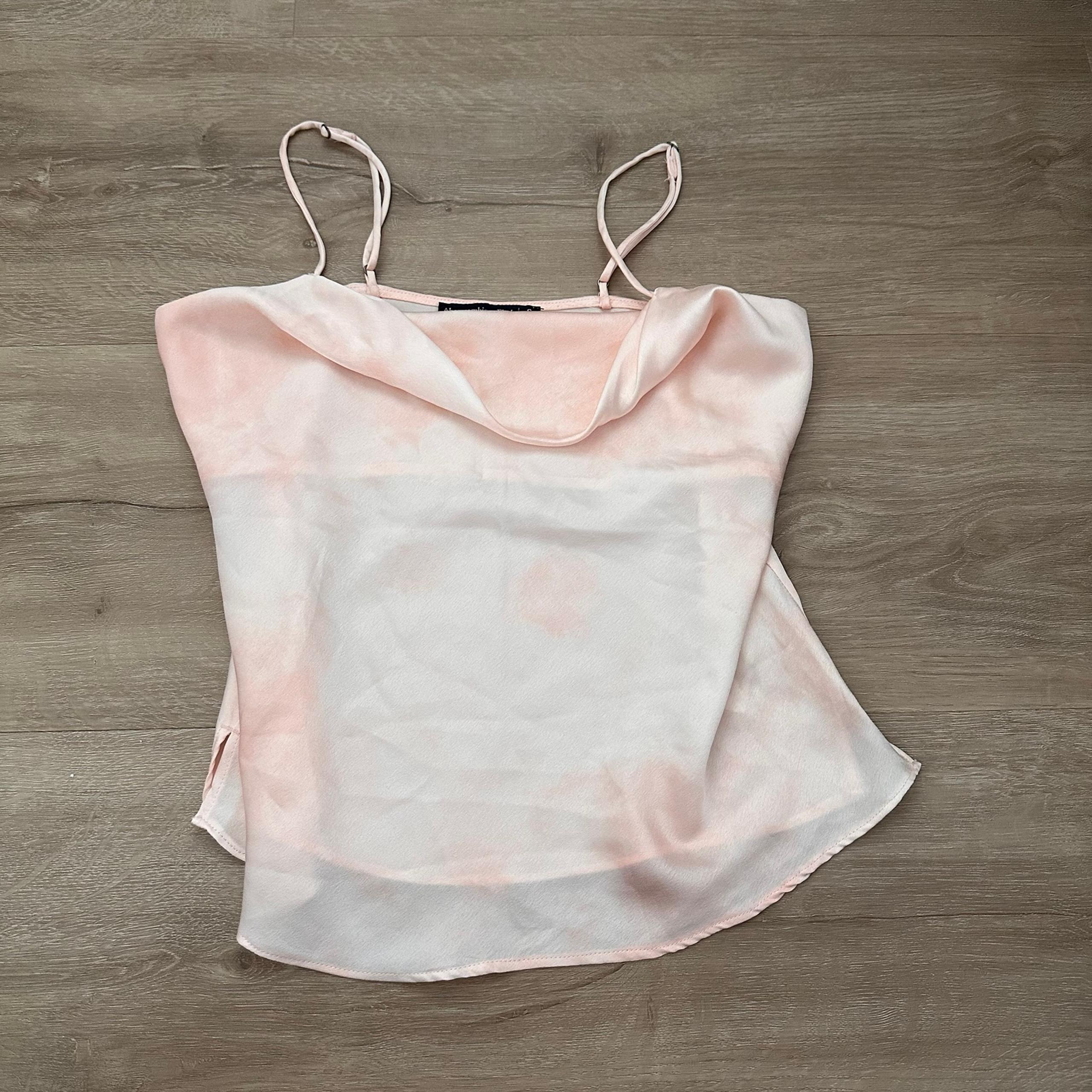 Abercrombie and Fitch Pink Cowl Tank Top