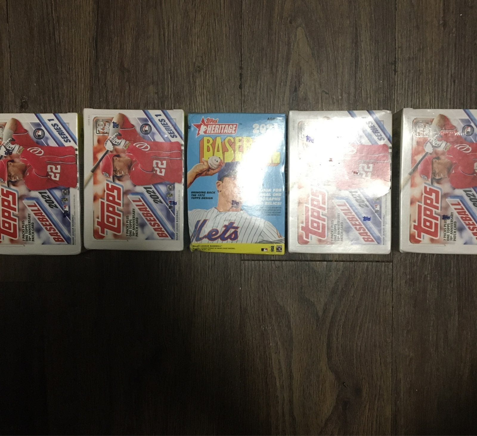 Topps baseball blaster boxes