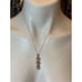 10KT Rose Gold Triple Teardrop CZ Necklace 18” Long