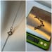 10KT Rose Gold Triple Teardrop CZ Necklace 18” Long