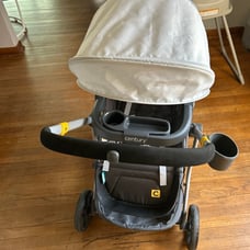 Stroller and car seat with base