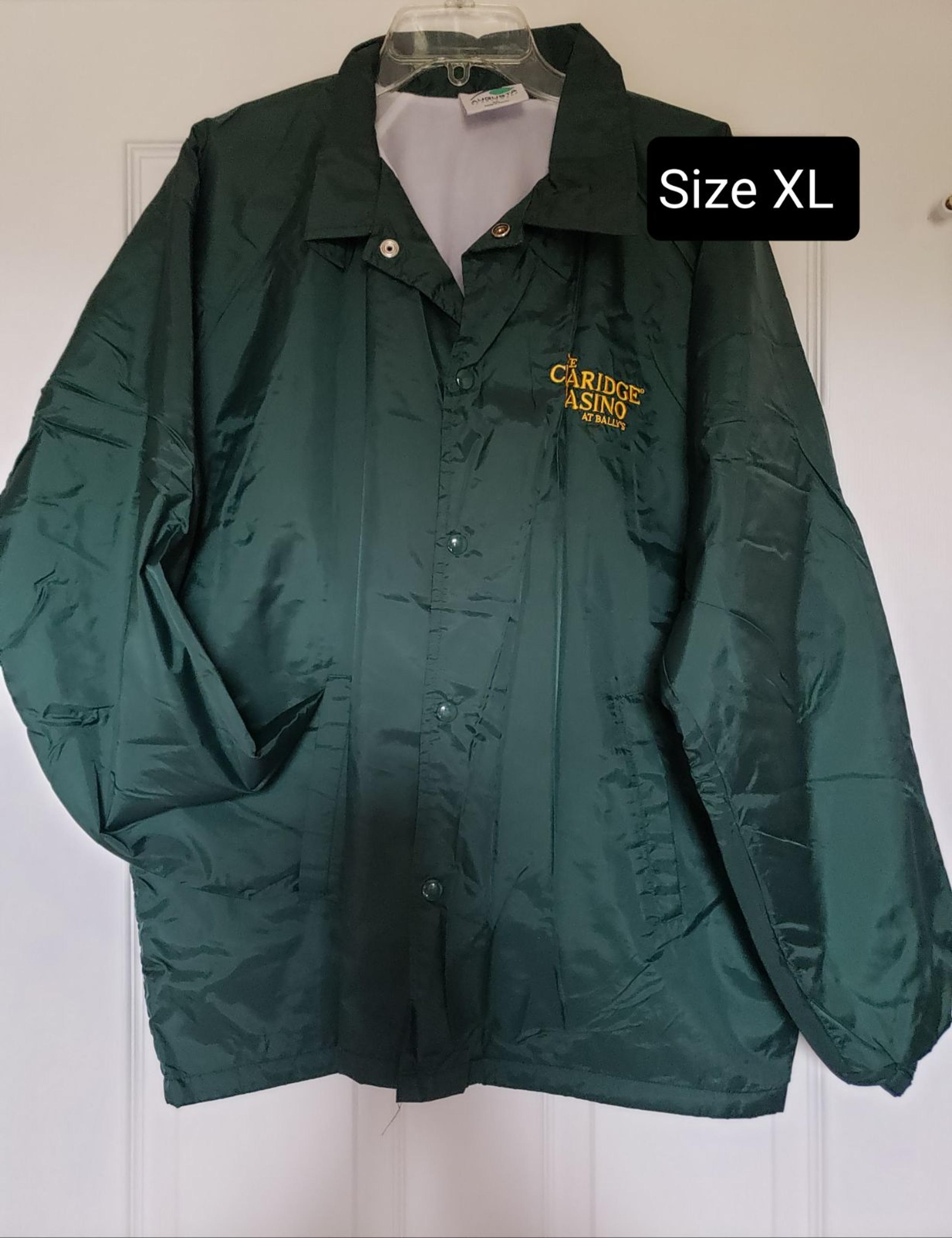New AUGUSTA Activewear Men's Waterproof Jacket Size XL Green