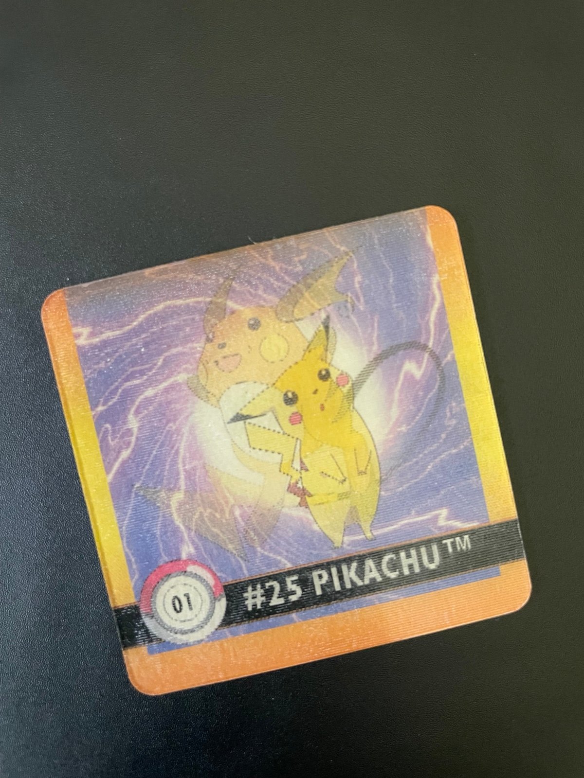 Pikachu vintage lenticular Pokémon card