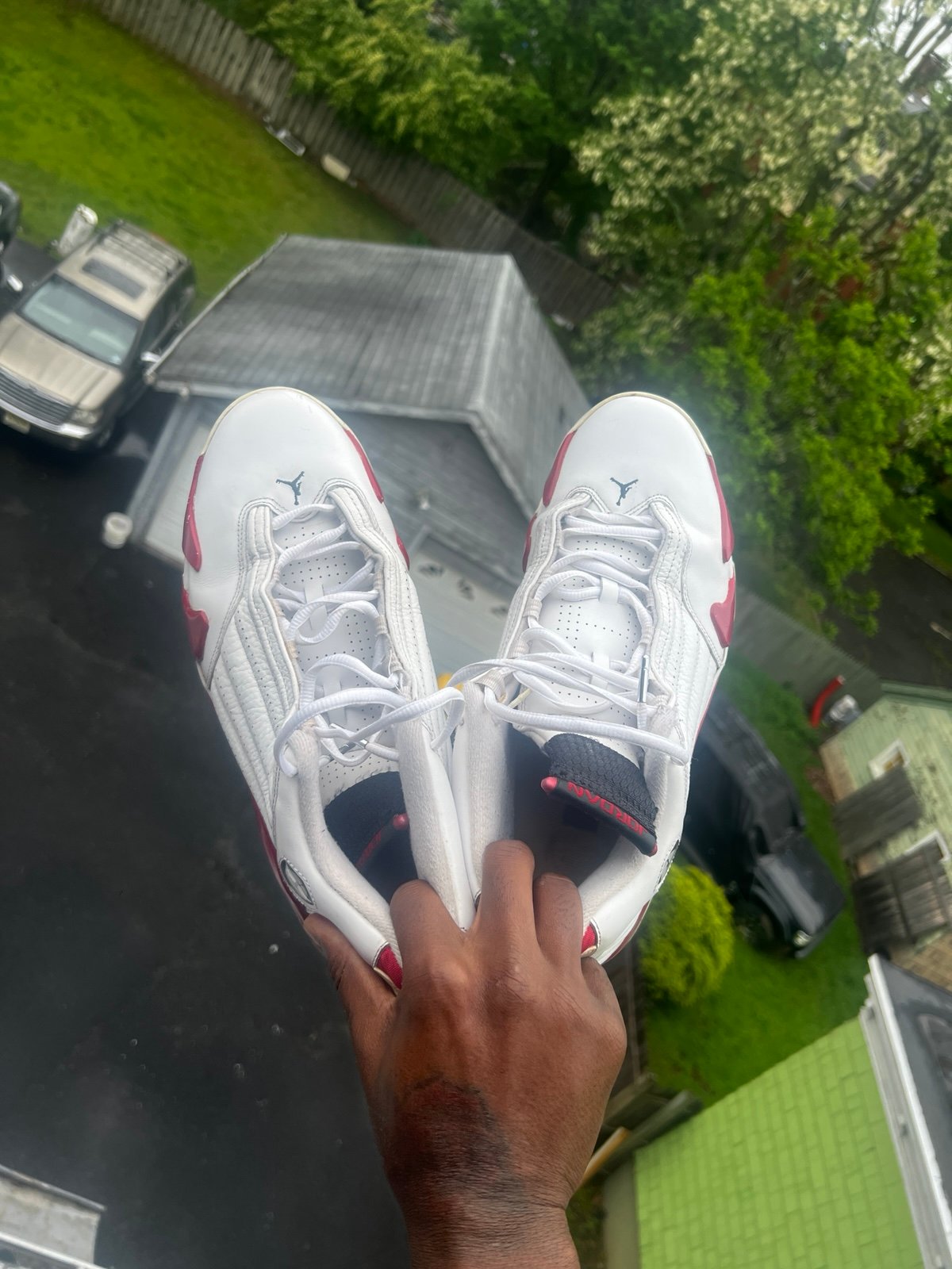 Jordan 14 Retro “Candy Cane” - Size 12 Men's - Used - Athletic