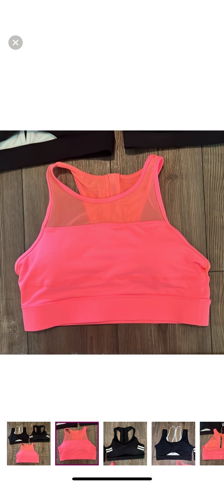 ZYIA Bundle of 2 Sports Bras: size large