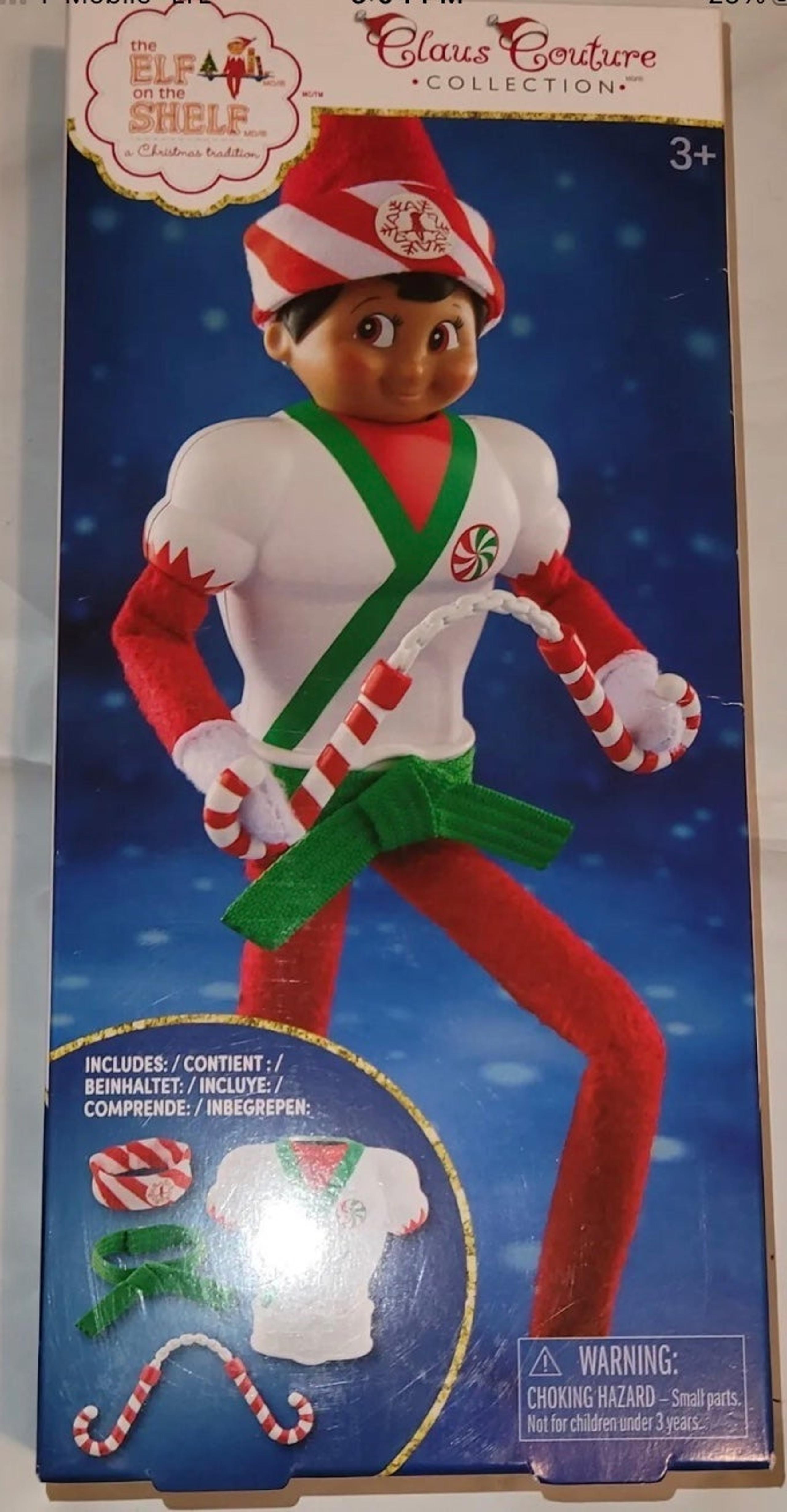 Elf on the Shelf Claus Couture Karate Kicks Set Outfit Clothes Christmas Holiday