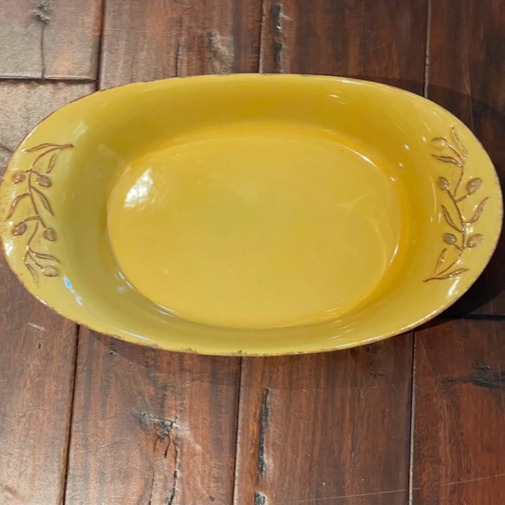 New Cerutil Stoneware Oval Casserole dish