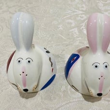 Vintage Villeroy & Boch Rabbit Bunny Salt Pepper Set (France)