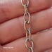 Vintage Sterling Silver thick links bracelet- 7.50in.