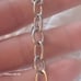 Vintage Sterling Silver thick links bracelet- 7.50in.